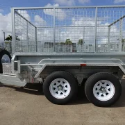 8x5 galvanised cage hydraulic tipper trailer for sale townsville 9