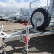 8x5 galvanised cage trailer with slide under ramps 14