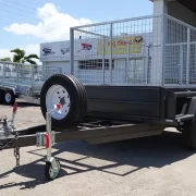 8x5 heavy duty australian made cage trailer for sale townsville 2