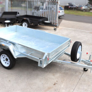 8x5 Single Axle Galvanised Box Trailer for Sale Townsville