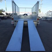 8x5 tandem axle galvanised cage trailer with ramps for sale townsville 6