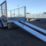 8x5 tandem axle galvanised cage trailer with ramps for sale townsville 7