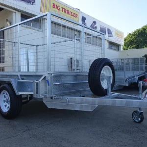 8x5 tandem galvanised 3ft cage trailer for sale townsville