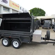 8x5 tradie top trailer with toolbox 5