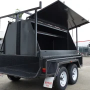 8x5 tradie top trailer with toolbox 6