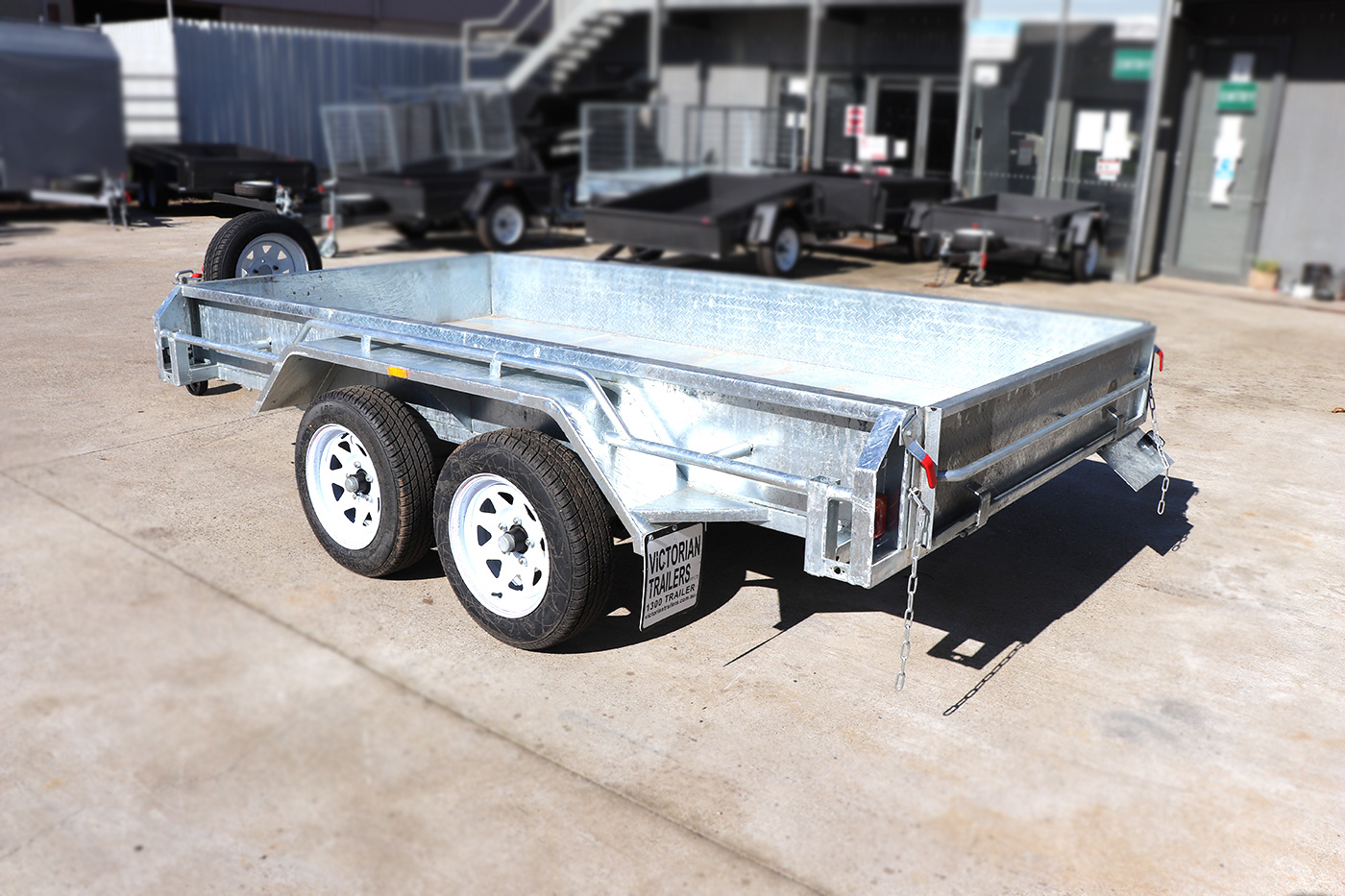 9x5 Tandem Axle Galvanised Box Trailer for Sale in Townsville