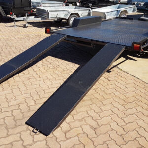 Car Carrier Trailer for Sale with Slide Under Ramps