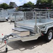 8×5 Galvanised Hydraulic Tipper Trailer 2ft Cage | 3.2 Tonne | Rocker Roller Suspension