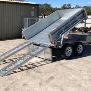 8x5 Galvanised Hydraulic Tipper Trailer for Sale Townsville