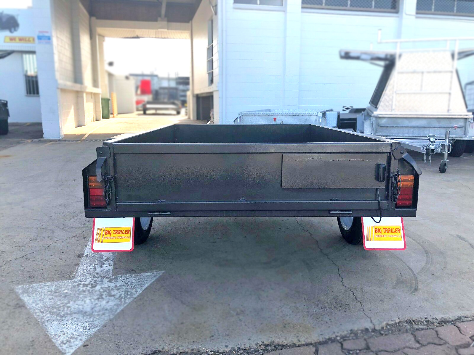 7x4 Single Axle Commercial Heavy Duty Box Trailer for Sale in Townsville