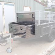 Toolbox as placed on trailer drawbar for sale townsville