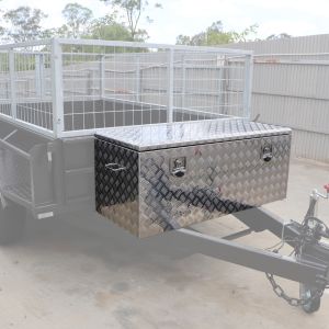 Trailer with Trailer Storage toolbox at front